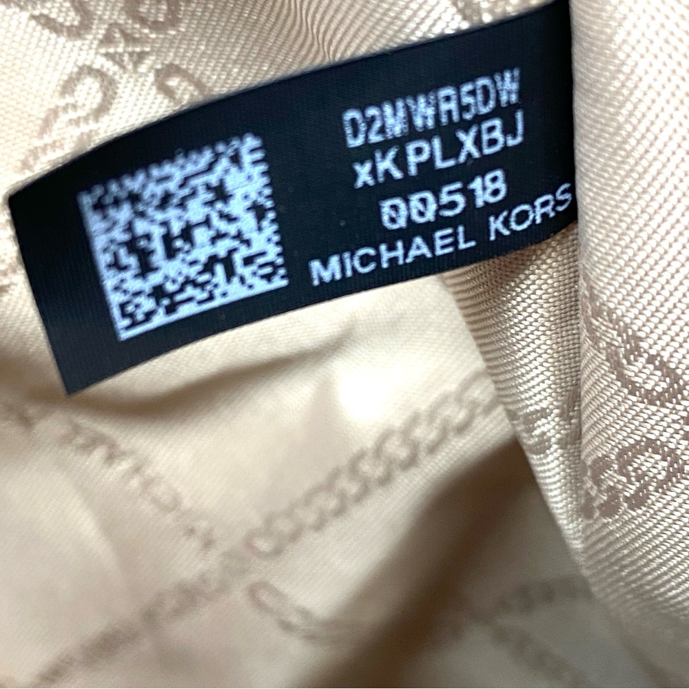 Michael Kors Tan and Cream Logo Crossbody Bag - Picture 12 of 15